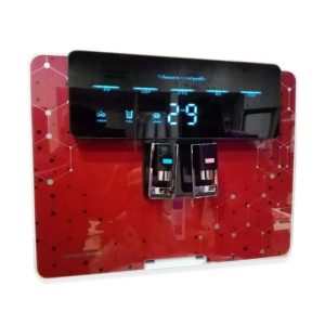 heron queen wall mounted water purifier red color front image